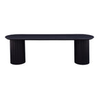 Povera Dining Bench Black - 1630Living