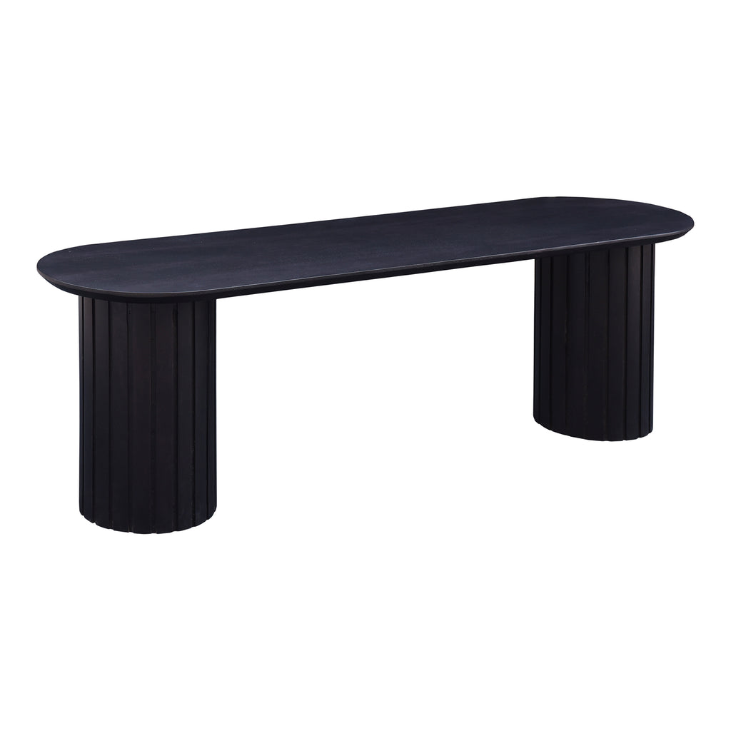 Povera Dining Bench Black - 1630Living