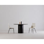 Povera Round Dining Table Black - 1630Living