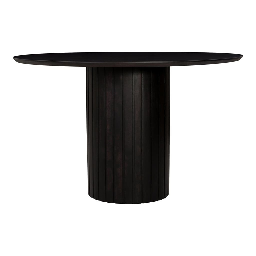 Povera Round Dining Table Black - 1630Living