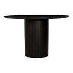 Povera Round Dining Table Black - 1630Living