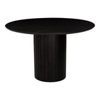 Povera Round Dining Table Black - 1630Living