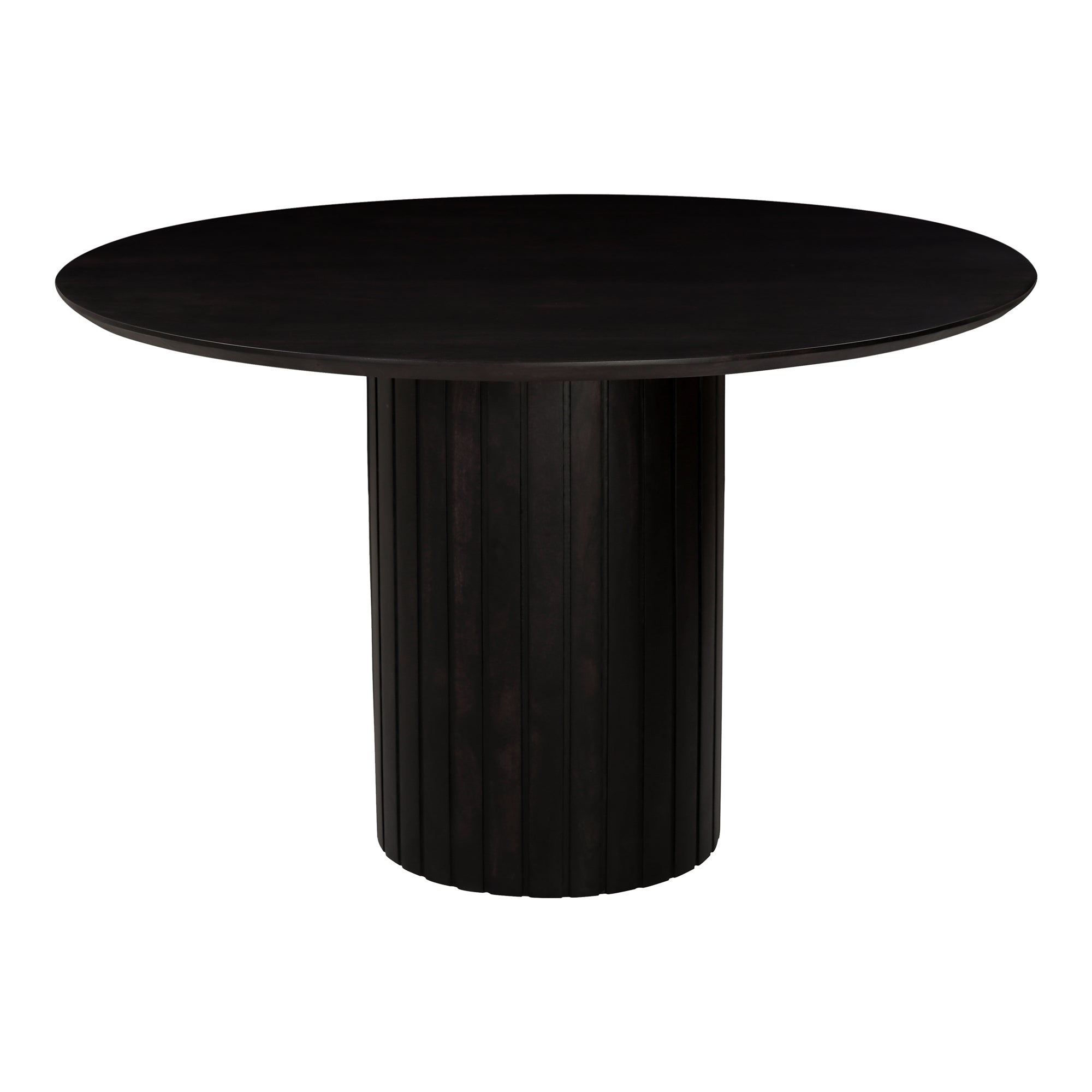Povera Round Dining Table Black - 1630Living