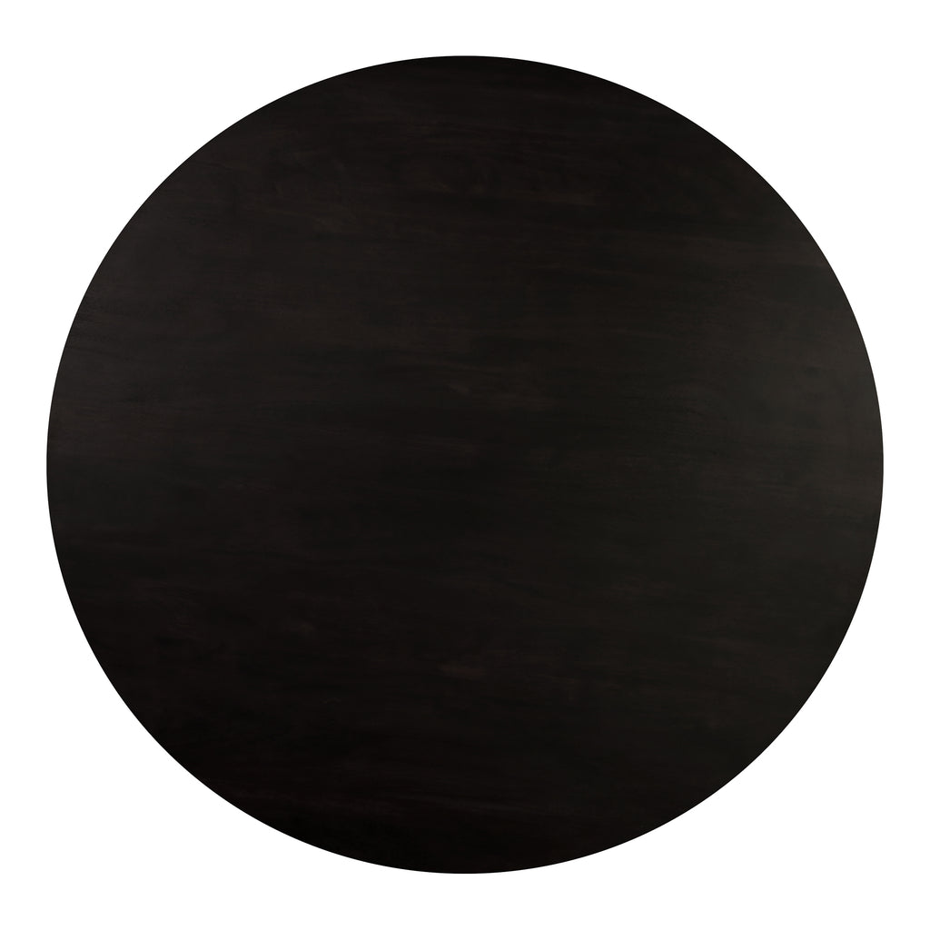 Povera Round Dining Table Black - 1630Living