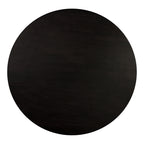 Povera Round Dining Table Black - 1630Living