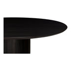 Povera Round Dining Table Black - 1630Living