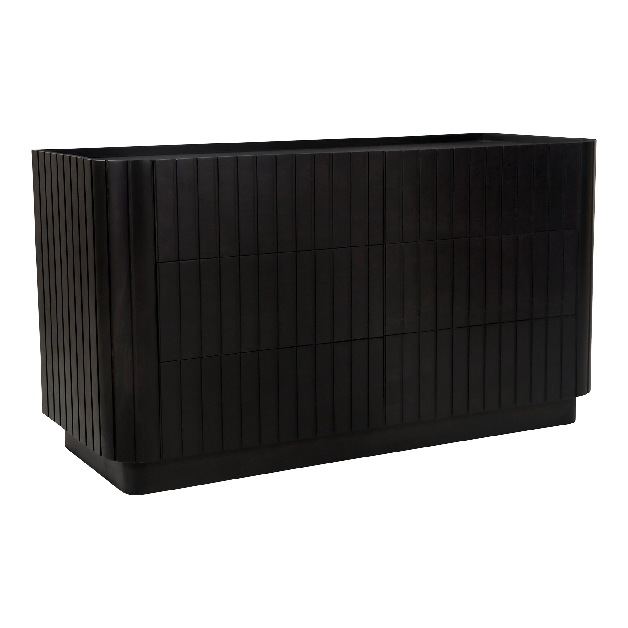 Povera 6 Drawer Dresser Black - 1630Living