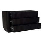 Povera 6 Drawer Dresser Black - 1630Living