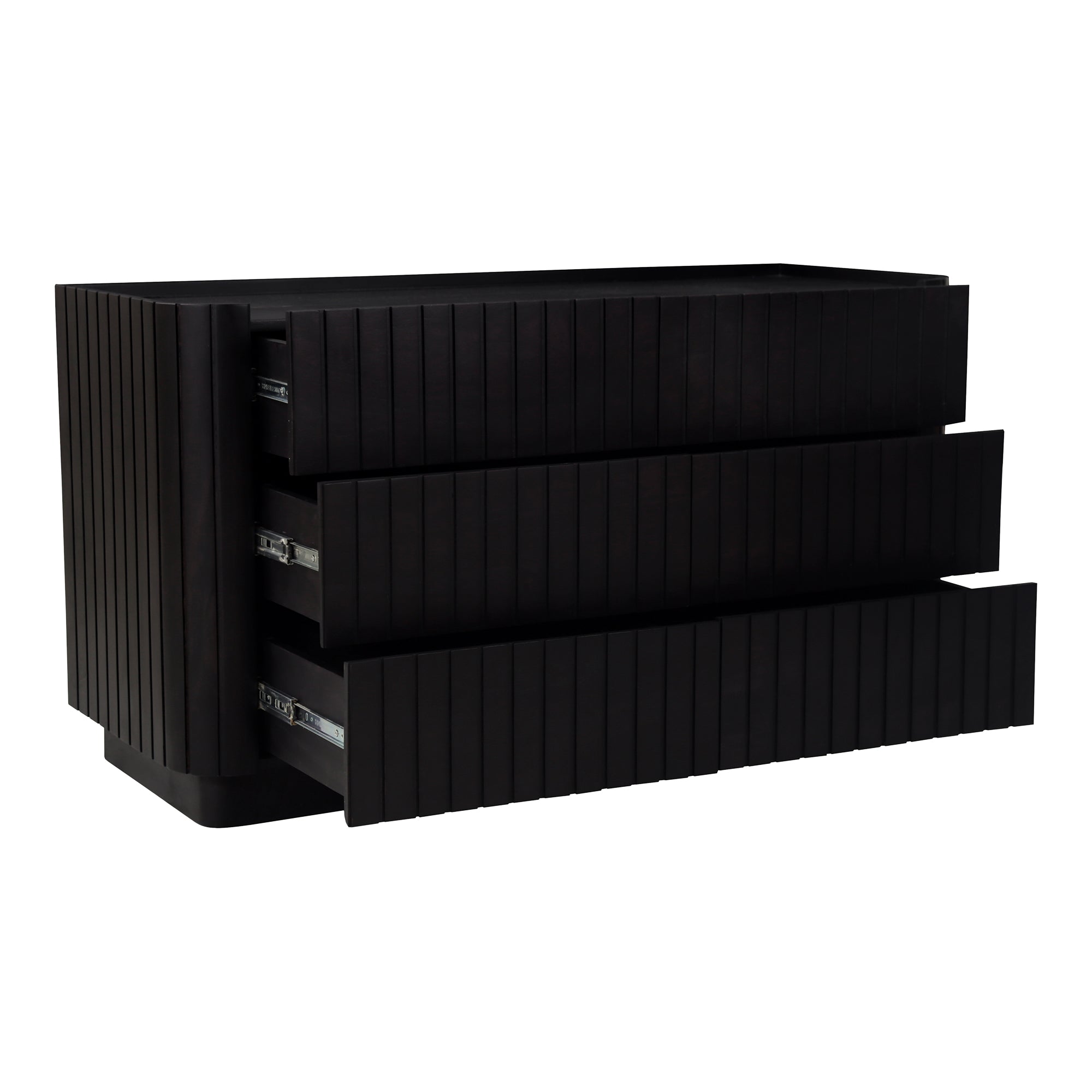 Povera 6 Drawer Dresser Black - 1630Living