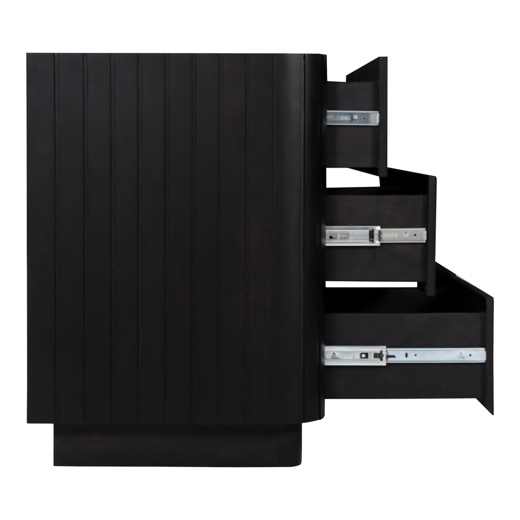 Povera 6 Drawer Dresser Black - 1630Living
