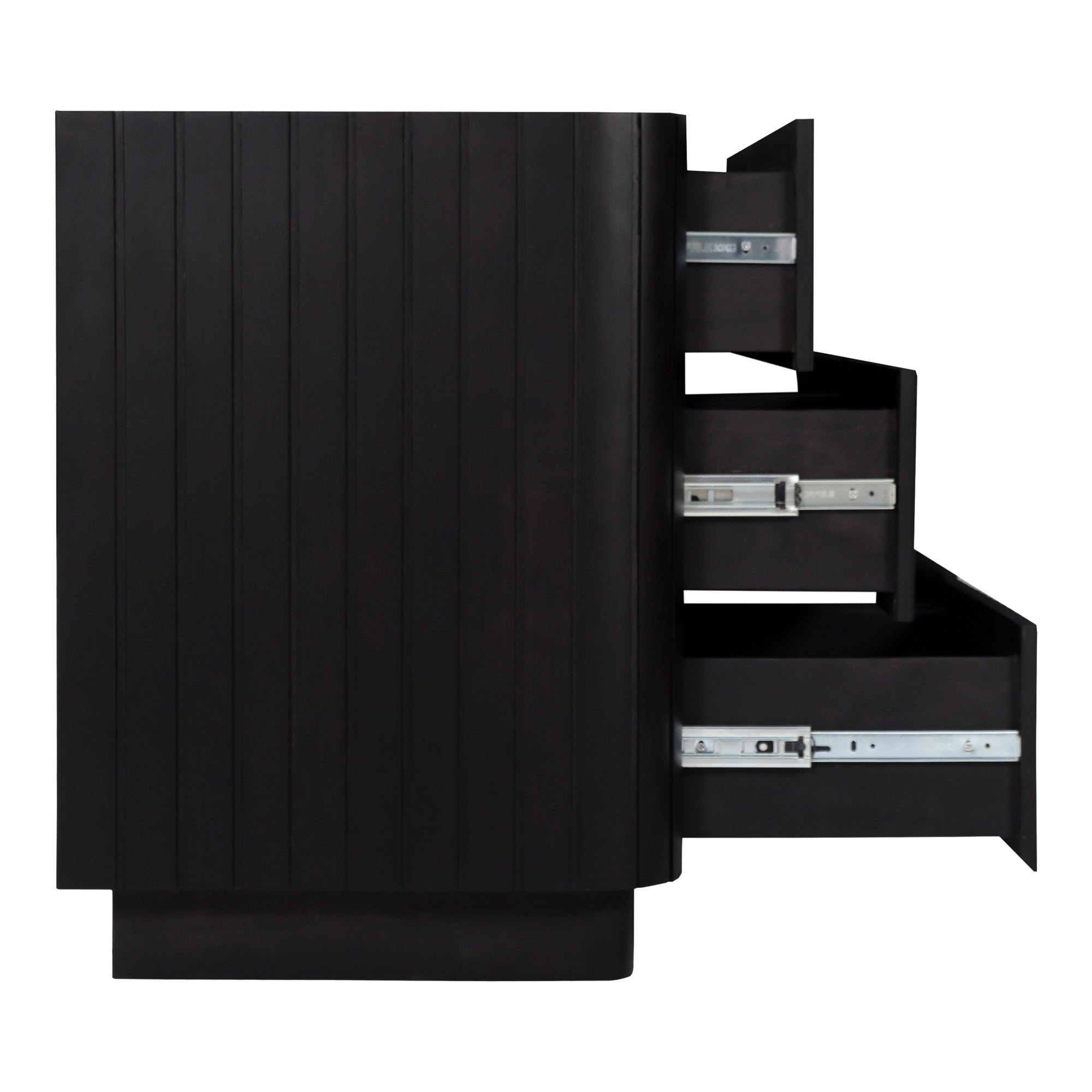 Povera 6 Drawer Dresser Black - 1630Living