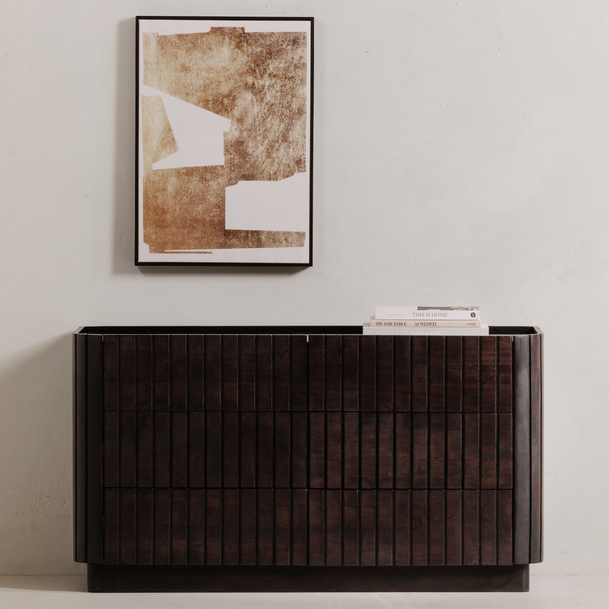 Povera 6 Drawer Dresser Black - 1630Living
