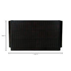 Povera 6 Drawer Dresser Black - 1630Living
