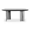 Celia Oval Dining Table Panda Marble - 1630Living