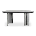 Celia Oval Dining Table Panda Marble - 1630Living