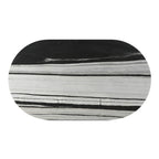 Celia Oval Dining Table Panda Marble - 1630Living