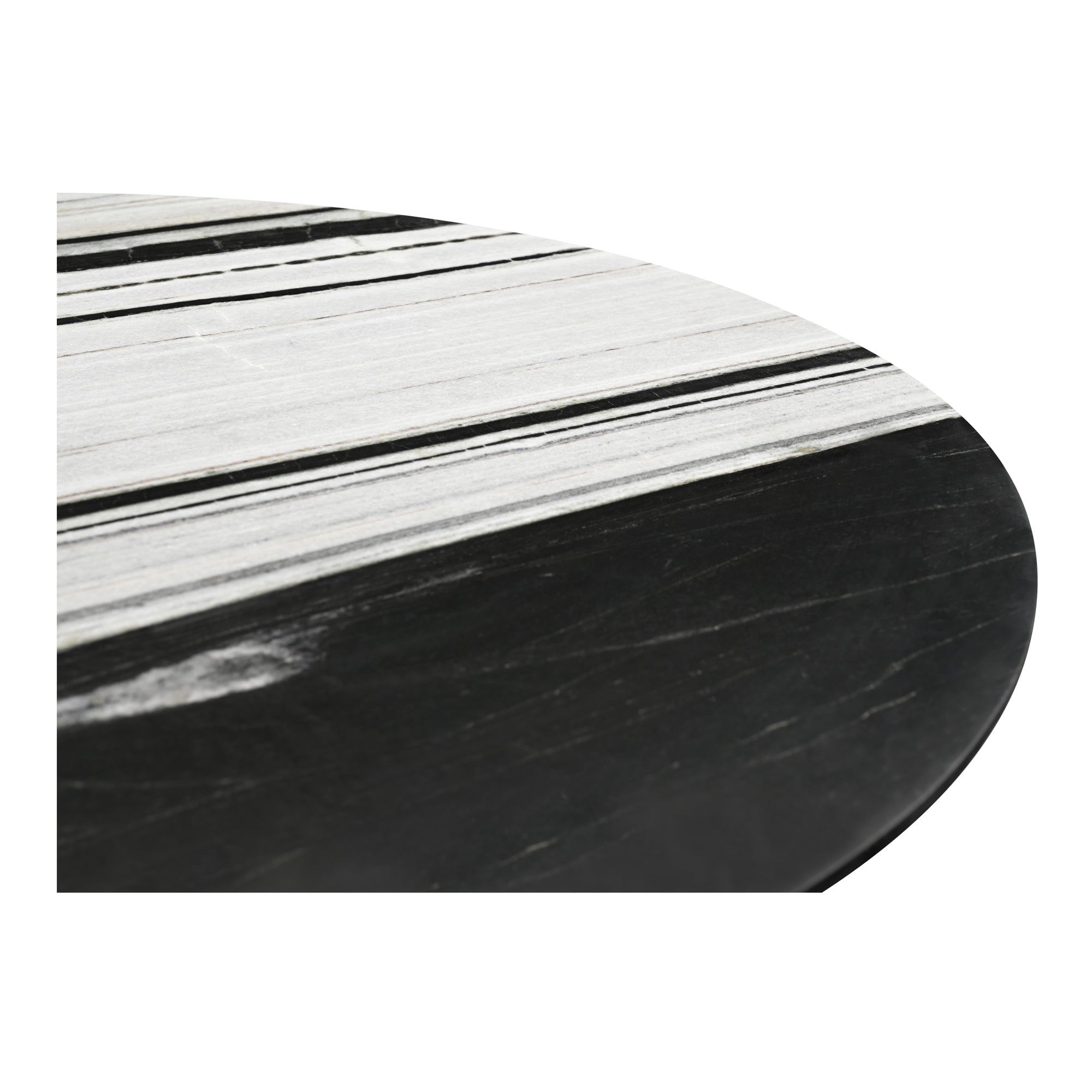Celia Oval Dining Table Panda Marble - 1630Living