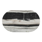 Celia Oval Dining Table Panda Marble - 1630Living