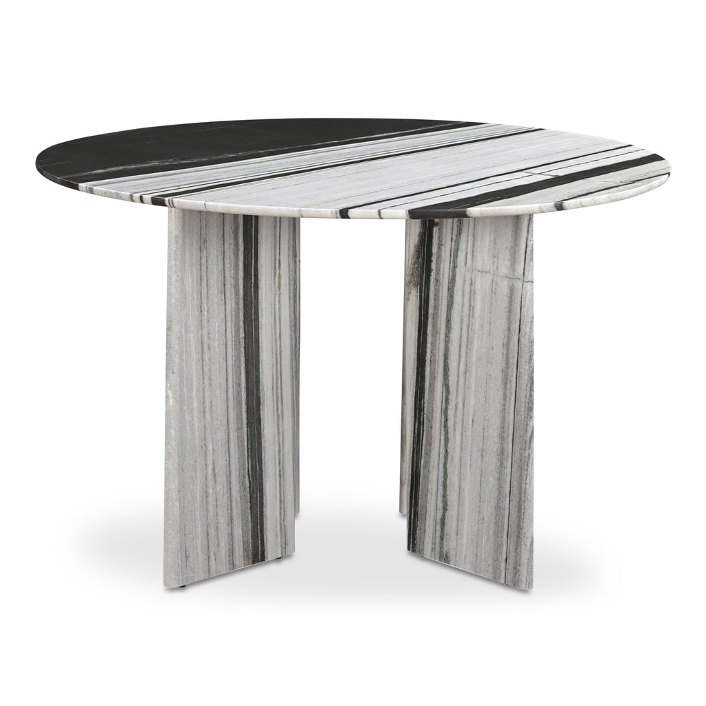 Celia Round Dining Table Panda Marble - 1630Living