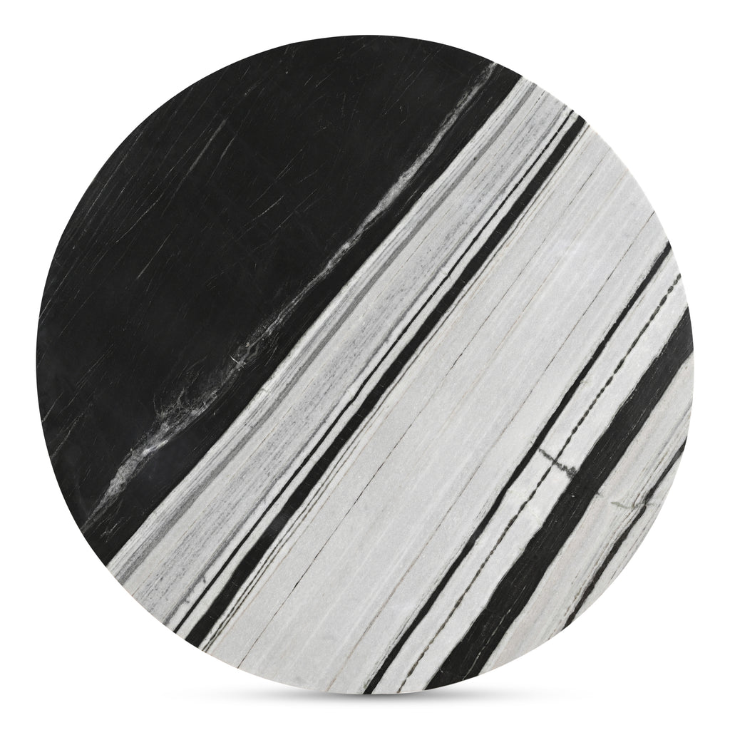 Celia Round Dining Table Panda Marble - 1630Living