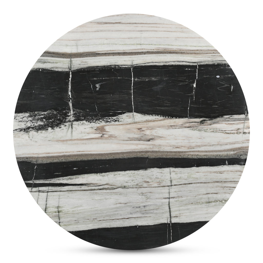 Celia Round Dining Table Panda Marble - 1630Living