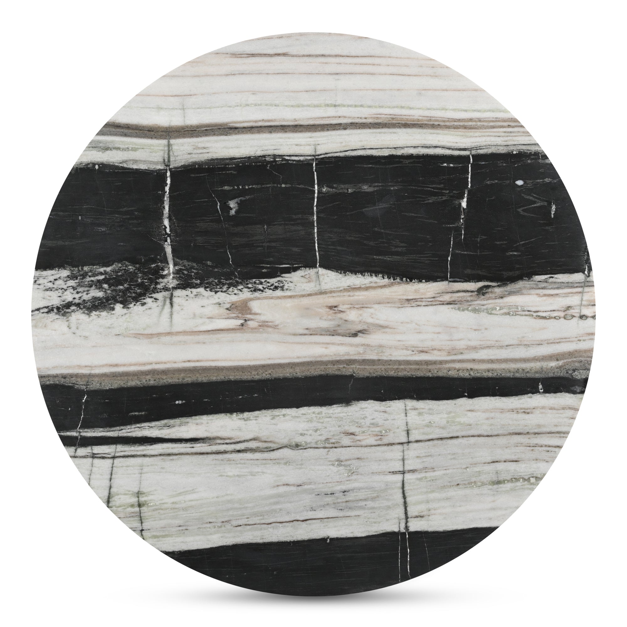 Celia Round Dining Table Panda Marble - 1630Living