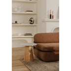 Evelyn Accent Table Ashen Grey Matrix Marble - 1630Living