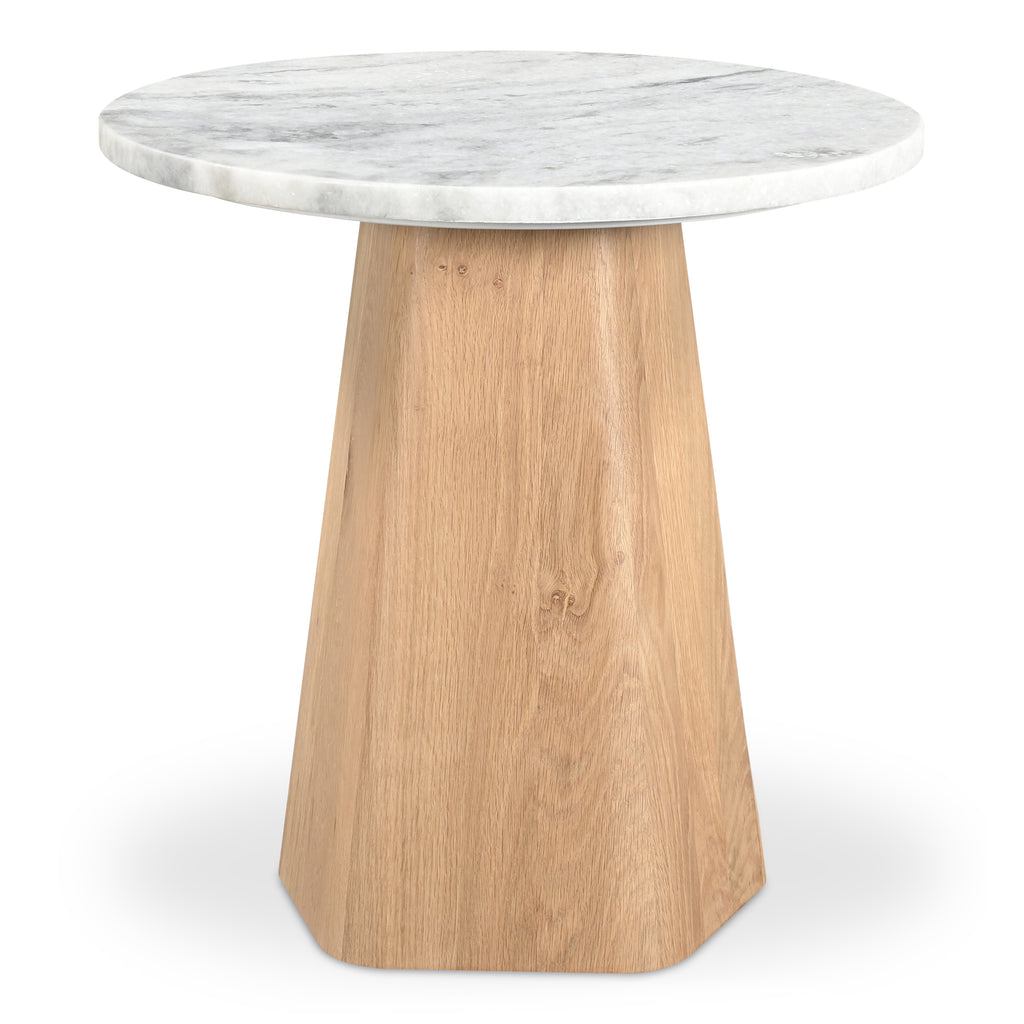 Evelyn Accent Table Ashen Grey Matrix Marble - 1630Living