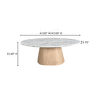 Evelyn Coffee Table Ashen Grey Matrix - 1630Living