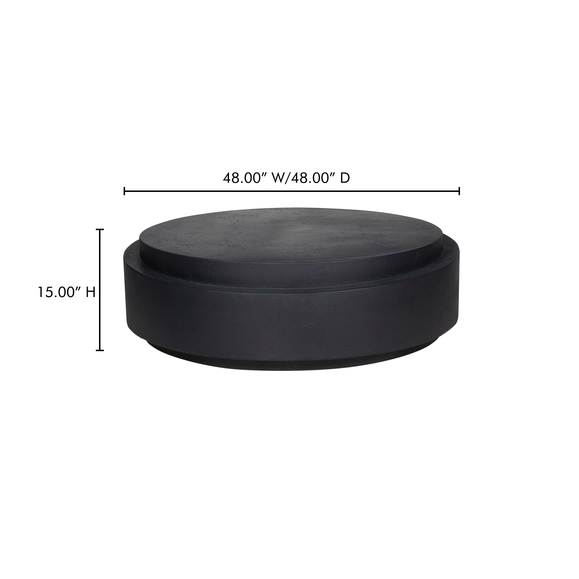 Cosmo Outdoor Coffee Table Black - 1630Living