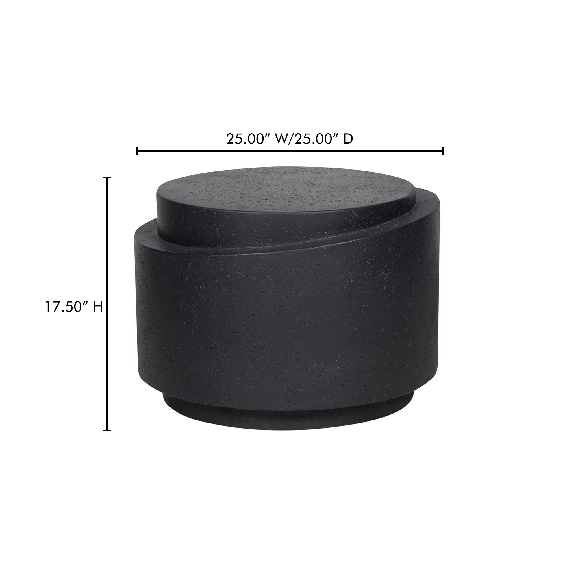 Cosmo Outdoor Accent Table Black - 1630Living