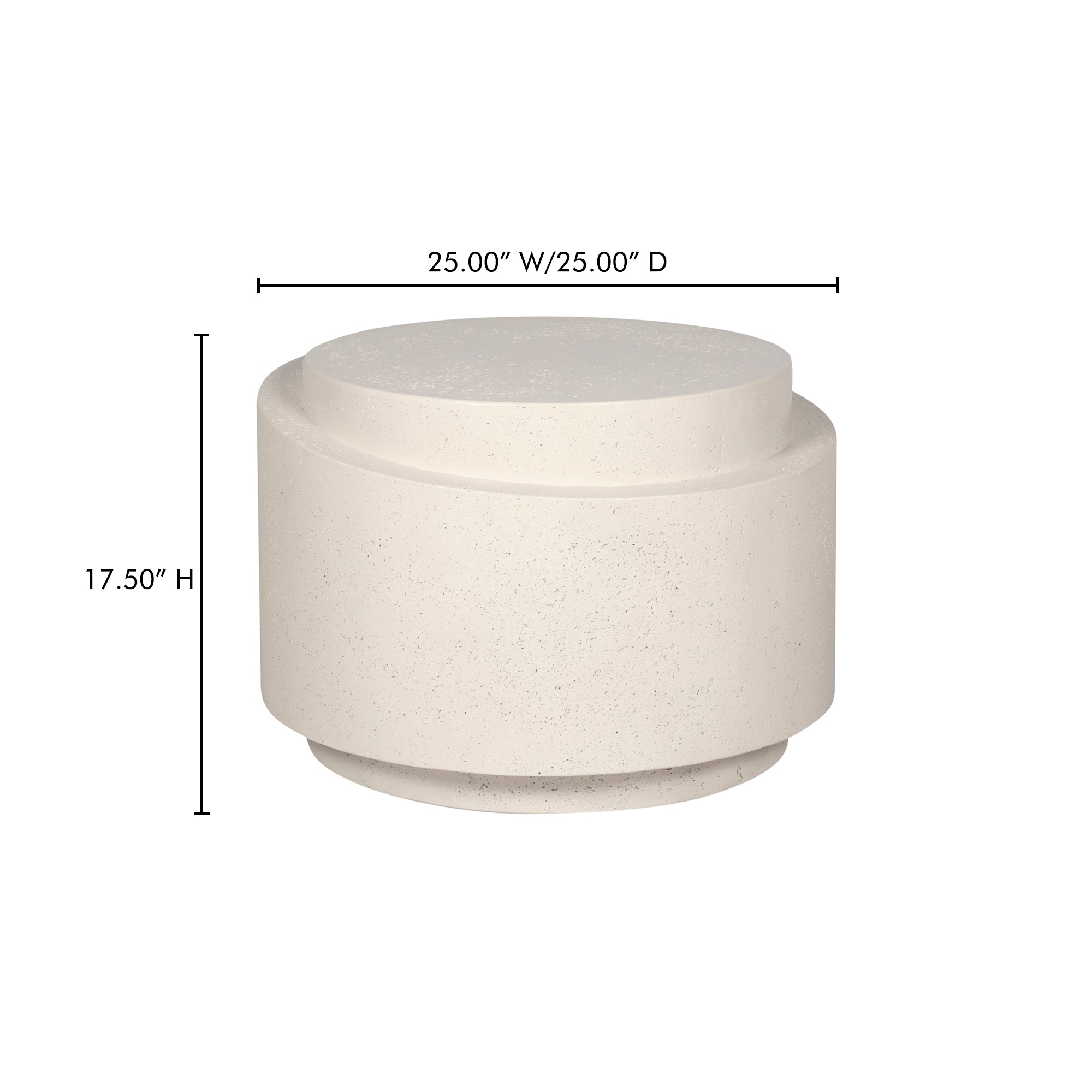 Cosmo Outdoor Accent Table Off White - 1630Living