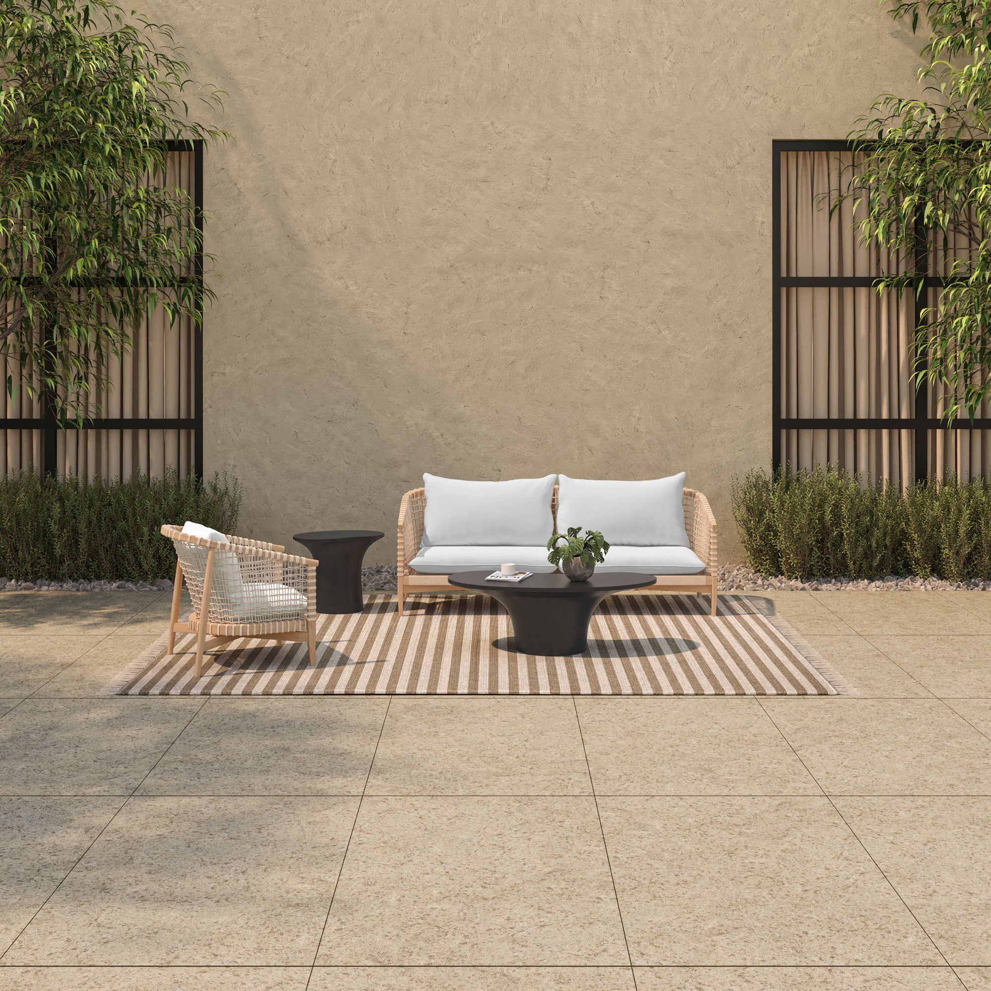 Yumi Outdoor Coffee Table Black - 1630Living
