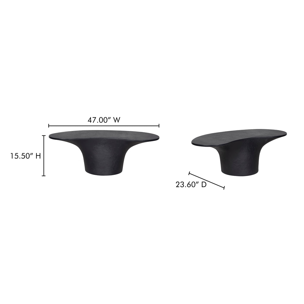 Yumi Outdoor Coffee Table Black - 1630Living