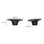 Yumi Outdoor Coffee Table Black - 1630Living