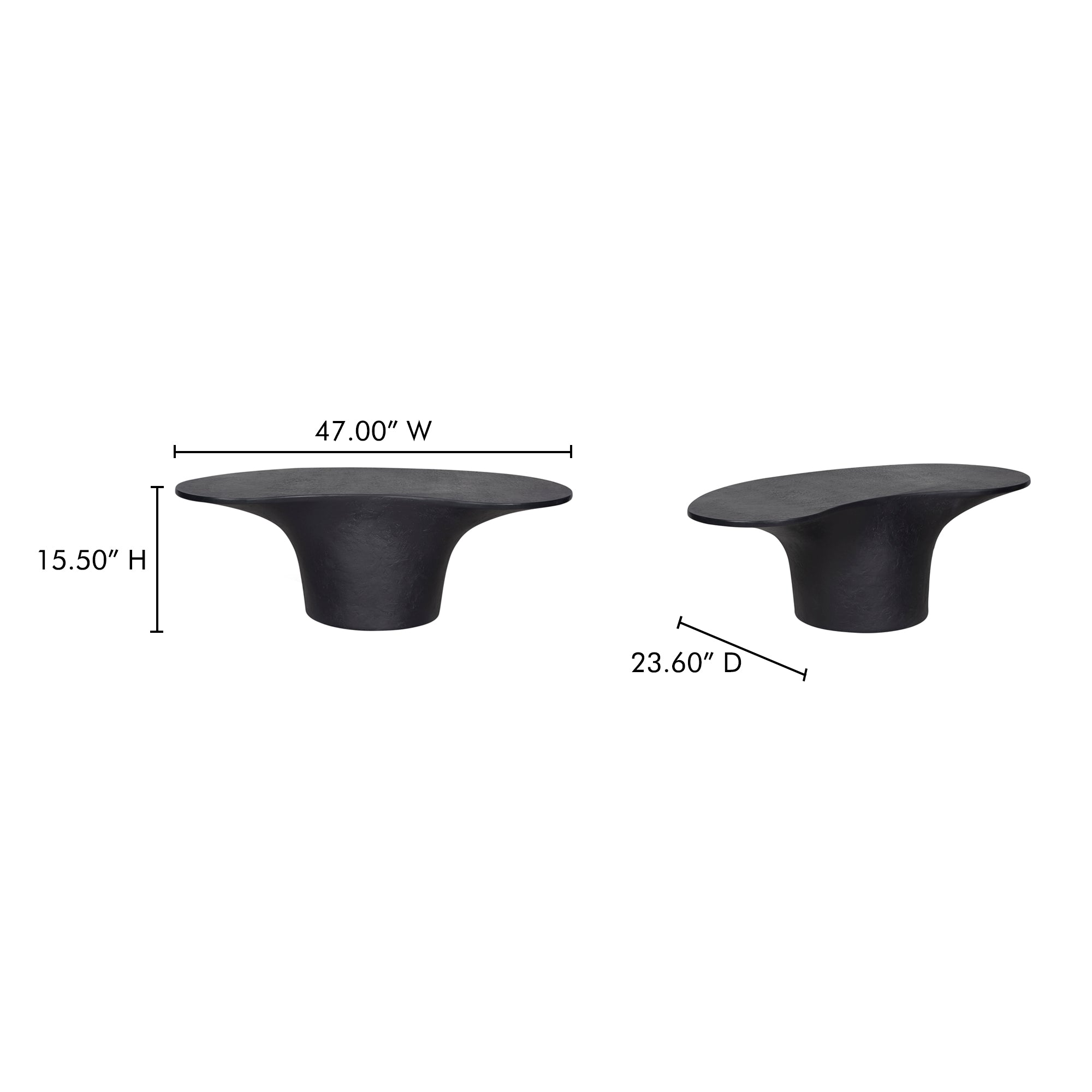 Yumi Outdoor Coffee Table Black - 1630Living