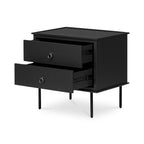 Reagan Nightstand Black - 1630Living