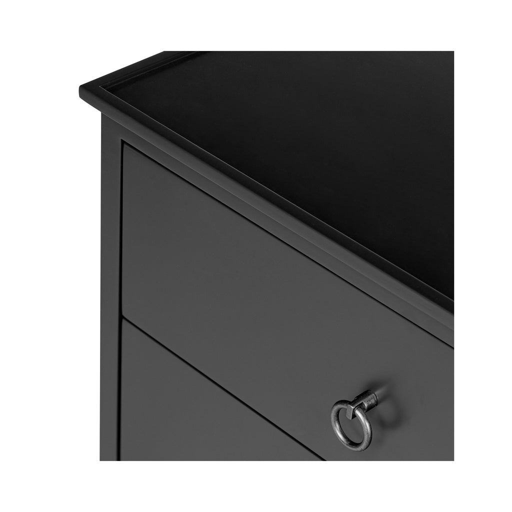 Reagan Nightstand Black - 1630Living