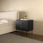 Reagan Nightstand Black - 1630Living