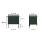 Reagan Nightstand Deep Green - 1630Living