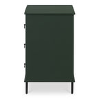 Reagan 3 Drawer Nightstand Deep Green - 1630Living