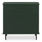 Reagan 3 Drawer Nightstand Deep Green - 1630Living
