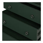 Reagan 3 Drawer Nightstand Deep Green - 1630Living