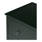 Reagan 3 Drawer Nightstand Deep Green - 1630Living