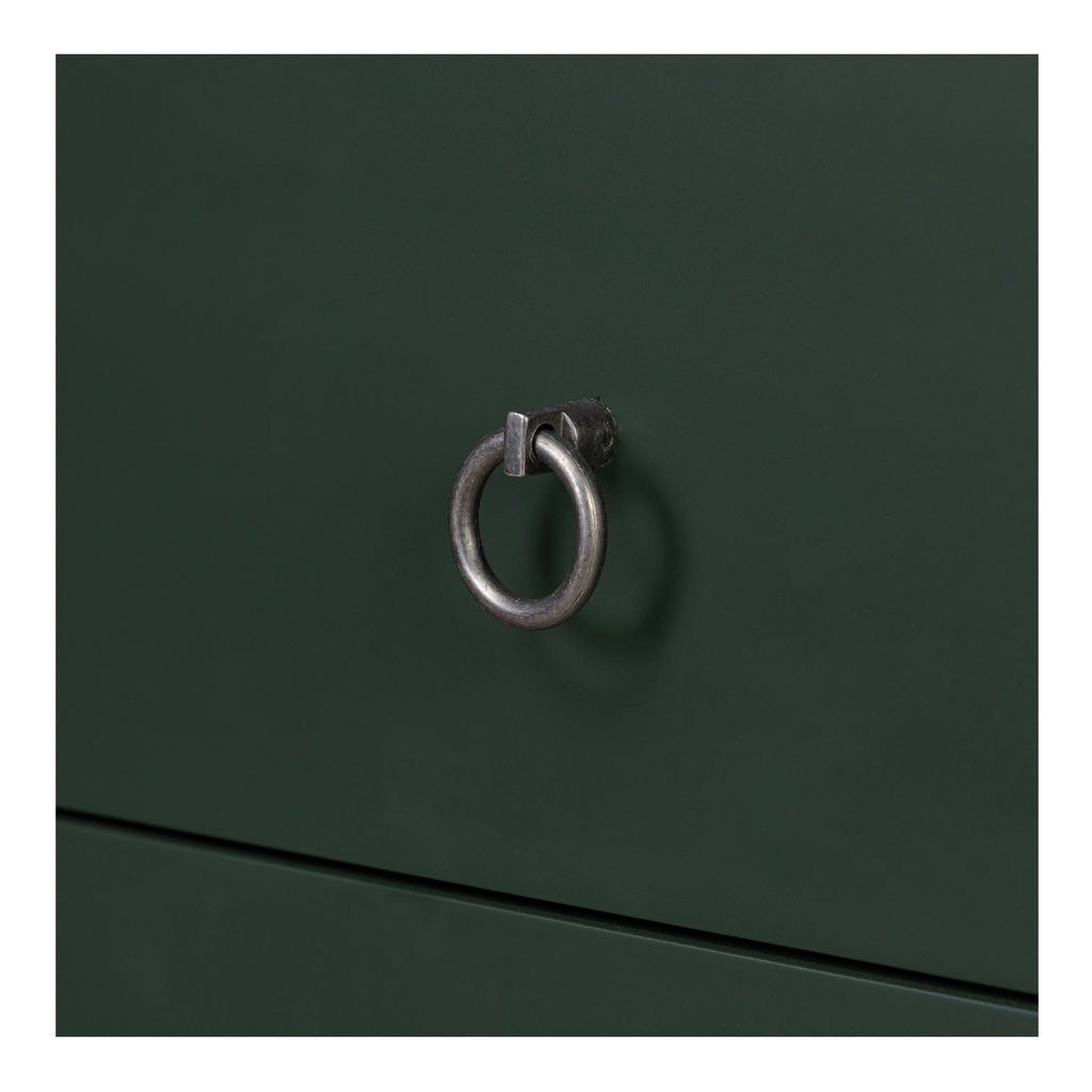 Reagan 3 Drawer Nightstand Deep Green - 1630Living