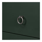 Reagan 3 Drawer Nightstand Deep Green - 1630Living