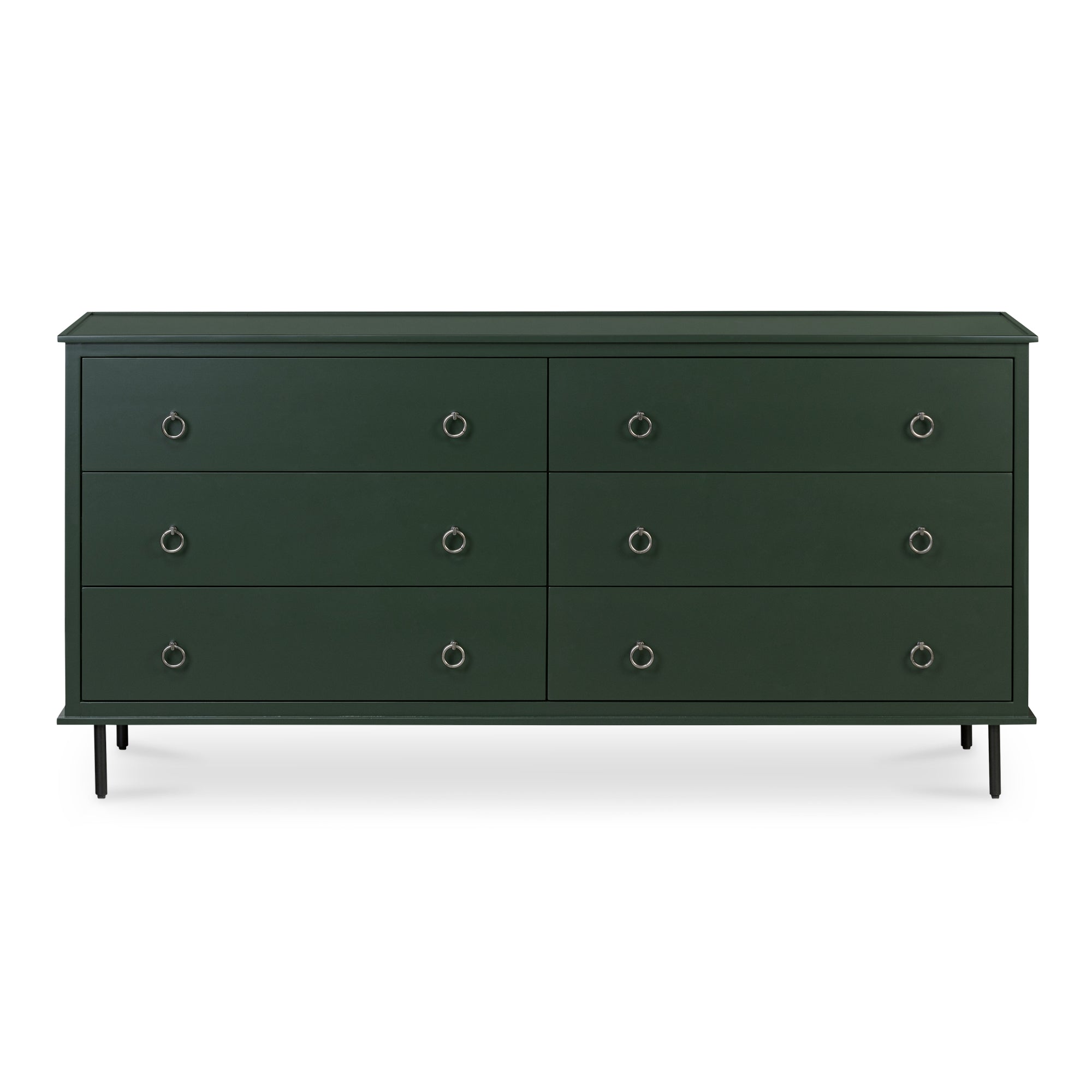 Reagan 6 Drawer Dresser Deep Green - 1630Living