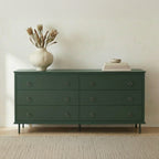 Reagan 6 Drawer Dresser Deep Green - 1630Living