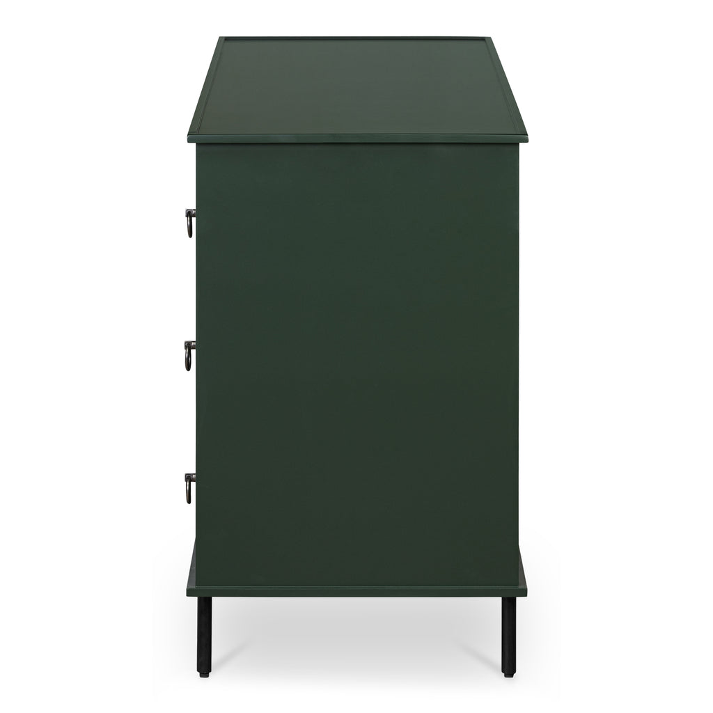 Reagan 6 Drawer Dresser Deep Green - 1630Living