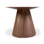 Otago Round 54In Dining Table Walnut Brown - 1630Living